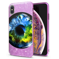 Lex Altern iPhone Glitter Case Blue Eye