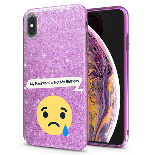 Lex Altern iPhone Glitter Case Sad Sticker