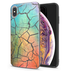 Lex Altern iPhone Glitter Case Cracked Paint