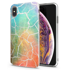 Lex Altern iPhone Glitter Case Cracked Paint