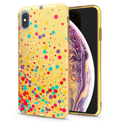 Lex Altern iPhone Glitter Case Colored Dots