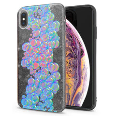 Lex Altern iPhone Glitter Case Abstract Bubbles