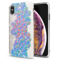 Lex Altern iPhone Glitter Case Abstract Bubbles