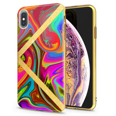Lex Altern iPhone Glitter Case Colorful Abstract Paint