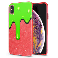 Lex Altern iPhone Glitter Case Green Paint