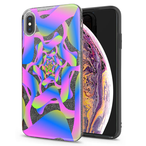 Lex Altern iPhone Glitter Case Abstract Illusion