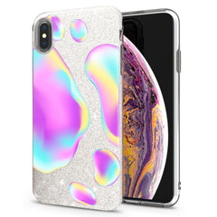 Lex Altern iPhone Glitter Case Purple Oil