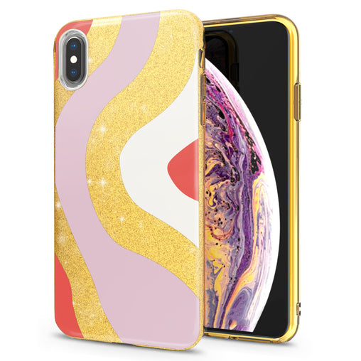 Lex Altern iPhone Glitter Case Geometric Colored Art