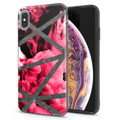 Lex Altern iPhone Glitter Case Striped Geometric Art