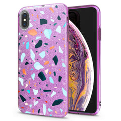 Lex Altern iPhone Glitter Case Abstract Granite