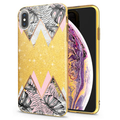 Lex Altern iPhone Glitter Case Tropical Abstraction