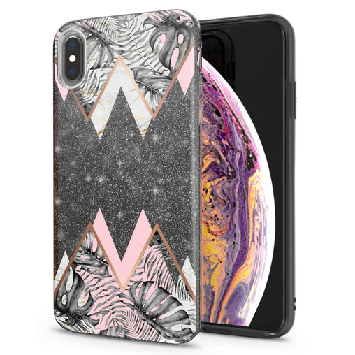 Lex Altern iPhone Glitter Case Tropical Abstraction