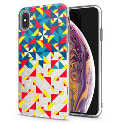 Lex Altern iPhone Glitter Case Abstrcat Triangles