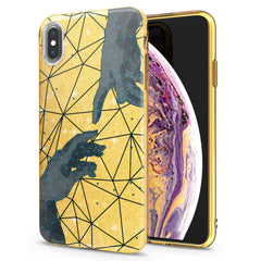 Lex Altern iPhone Glitter Case Geometric Line Art