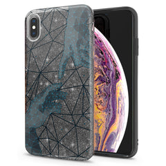 Lex Altern iPhone Glitter Case Geometric Line Art