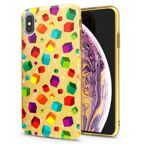 Lex Altern iPhone Glitter Case Colored Squares