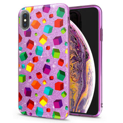Lex Altern iPhone Glitter Case Colored Squares
