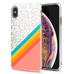 Lex Altern iPhone Glitter Case Rainbow Leopard Art