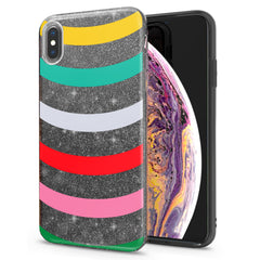 Lex Altern iPhone Glitter Case Colored Stripes