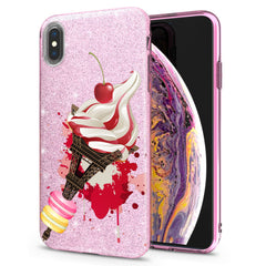 Lex Altern iPhone Glitter Case Ice Cream Paris