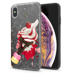 Lex Altern iPhone Glitter Case Ice Cream Paris