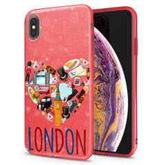 Lex Altern iPhone Glitter Case London City