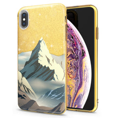 Lex Altern iPhone Glitter Case Iceland Mountain