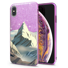 Lex Altern iPhone Glitter Case Iceland Mountain