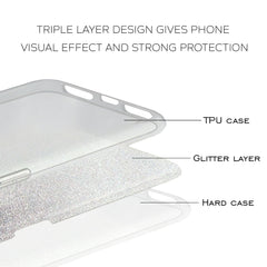 Lex Altern iPhone Glitter Case Purple Diamonds