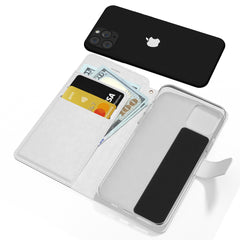 Lex Altern iPhone Wallet Case Blue Peony Wallet