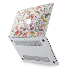 Lex Altern Hard Plastic MacBook Case Wildflower Art Pattern