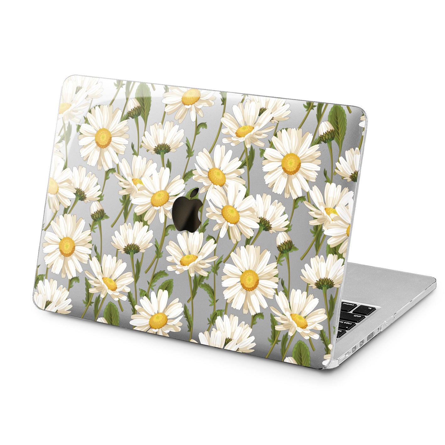 Lex Altern Daisy Flowers Art Case for your Laptop Apple Macbook.