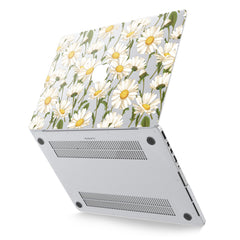 Lex Altern Hard Plastic MacBook Case Daisy Flowers Art