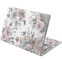 Lex Altern Vinyl MacBook Skin Painted Flowers