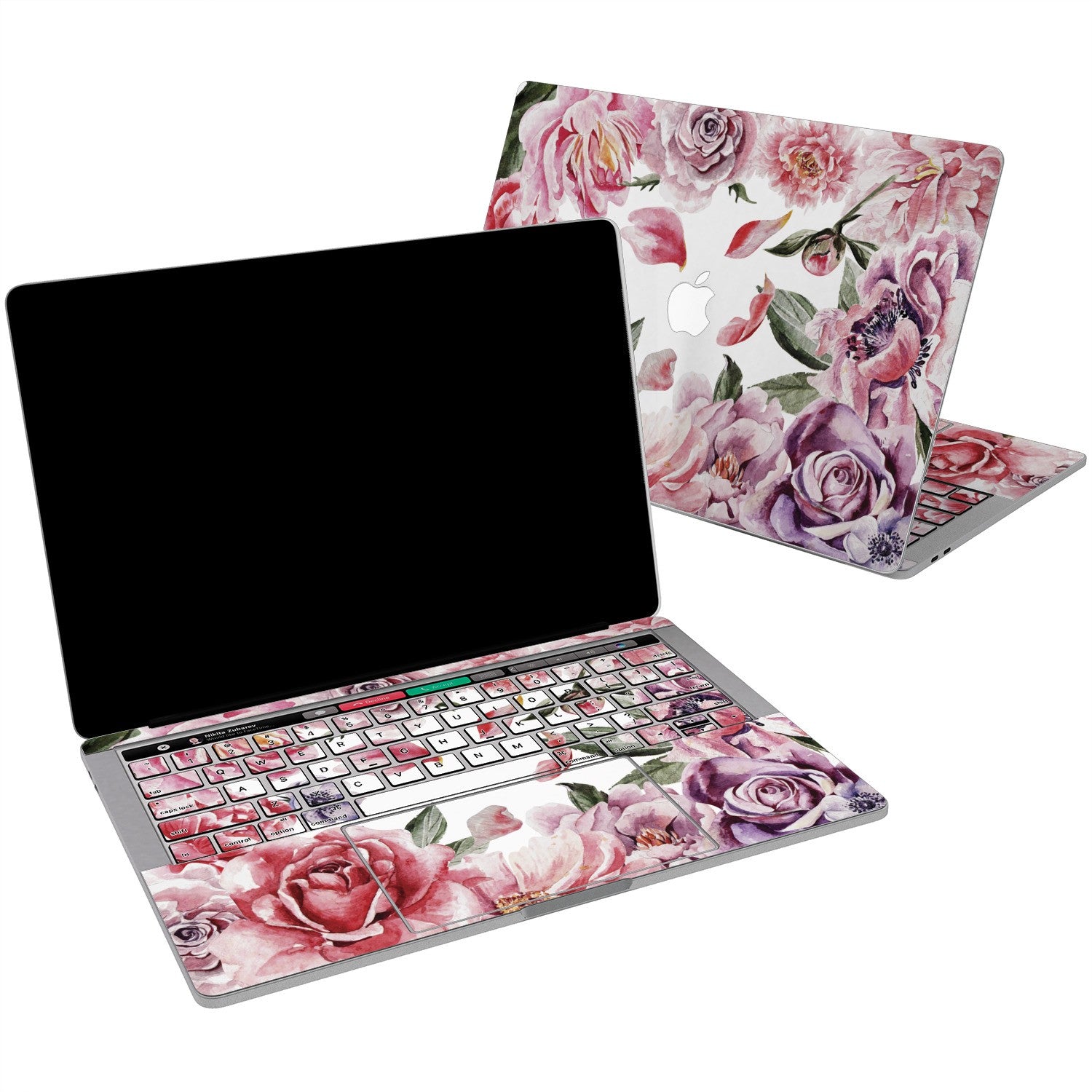 Lex Altern Vinyl MacBook Skin Red Roses for your Laptop Apple Macbook.