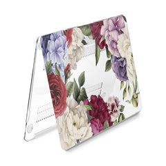 Lex Altern Hard Plastic MacBook Case Colorful Flowers Art