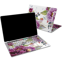 Lex Altern Vinyl MacBook Skin Purple Floral for your Laptop Apple Macbook.