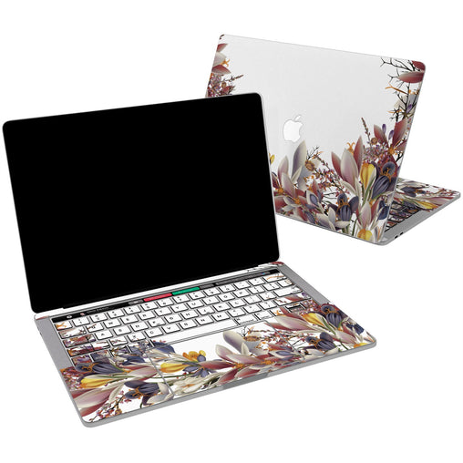 Lex Altern Vinyl MacBook Skin Crocus Flowers for your Laptop Apple Macbook.