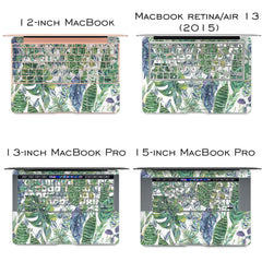 Lex Altern Vinyl MacBook Skin Leaf Pattern