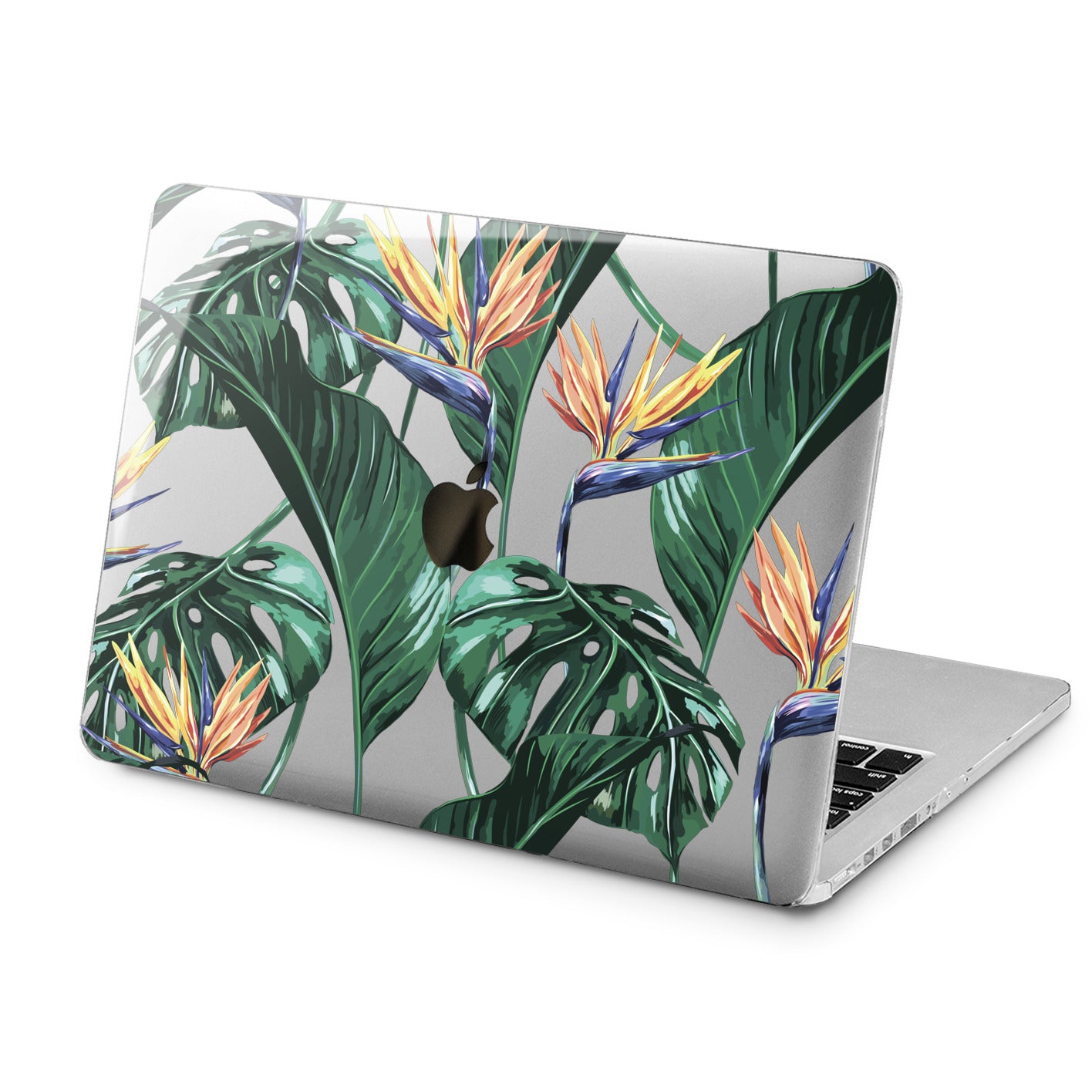 Lex Altern Tropical Flowers Design Case for your Laptop Apple Macbook.