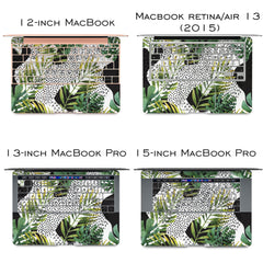 Lex Altern Vinyl MacBook Skin Abstract Leaves