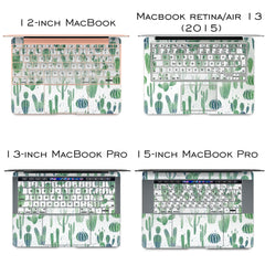 Lex Altern Vinyl MacBook Skin Cacti Pattern