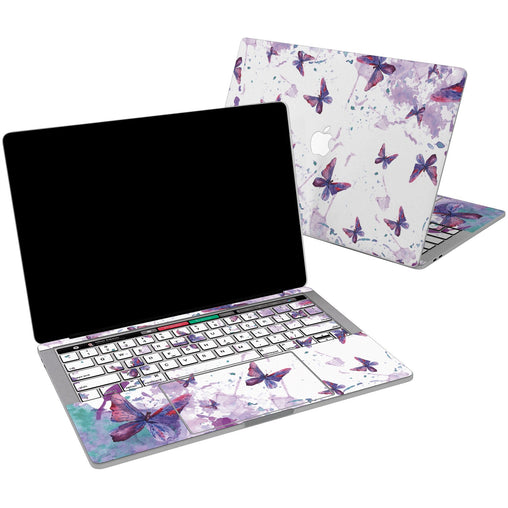 Lex Altern Vinyl MacBook Skin Butterfly Watercolor for your Laptop Apple Macbook.