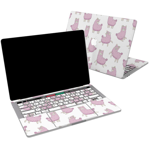 Lex Altern Vinyl MacBook Skin Pink Llama for your Laptop Apple Macbook.