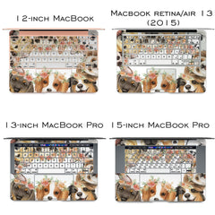Lex Altern Vinyl MacBook Skin Cute Dogs