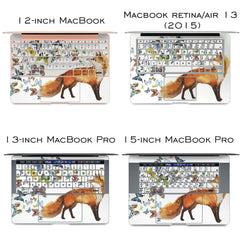 Lex Altern Vinyl MacBook Skin Fox Butterfly