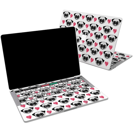 Lex Altern Vinyl MacBook Skin Pug Pattern for your Laptop Apple Macbook.