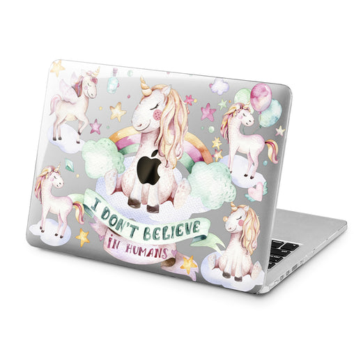 Lex Altern Cute Unicorn Print Case for your Laptop Apple Macbook.