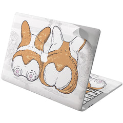 Lex Altern Vinyl MacBook Skin Floral Pug