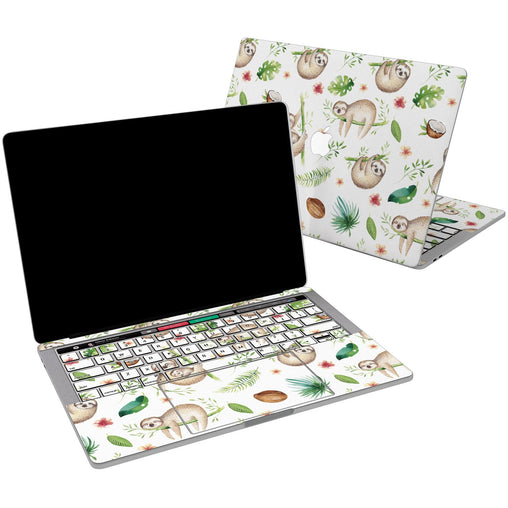 Lex Altern Vinyl MacBook Skin Tropical Sloth for your Laptop Apple Macbook.